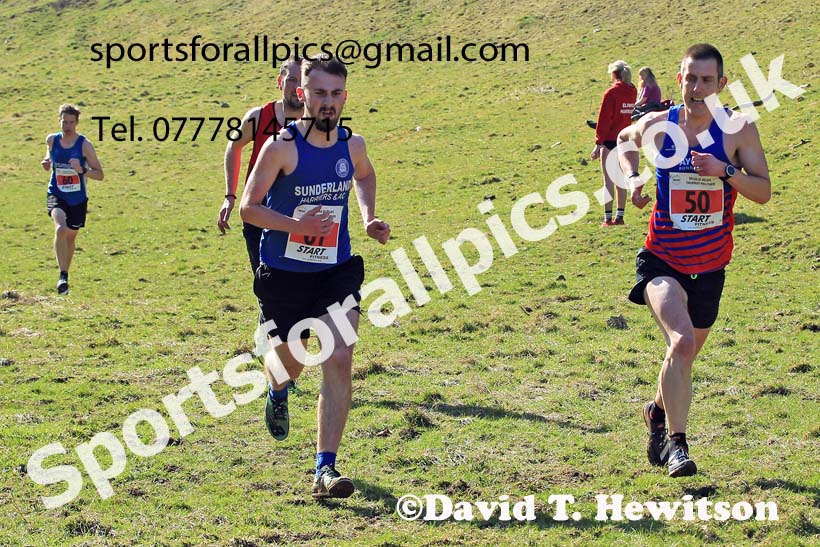 Senior and Masters Mens 2022 North Eastern Cross Country Relays, Farnley Farm, Peterlee.  Photo: David T. Hewitson/Sports for All Pics